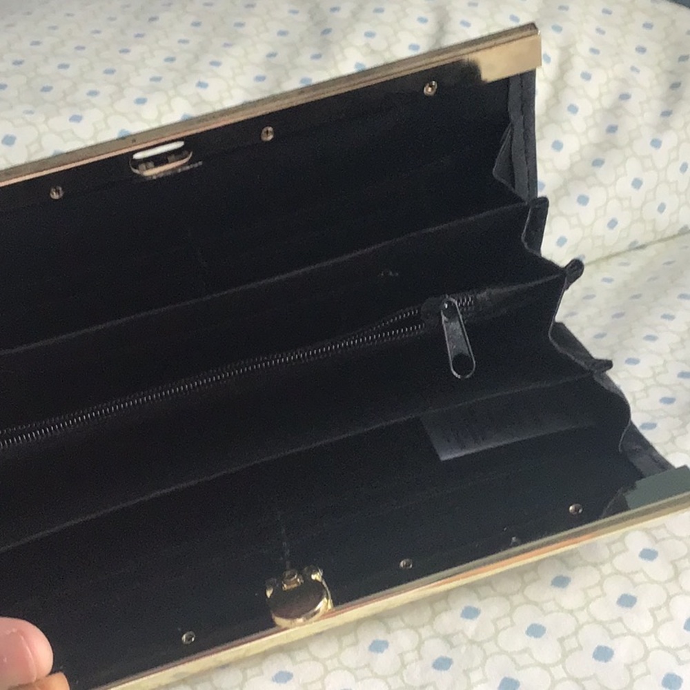 Weave Patterned Wallet With Clasp. Nwot. - image 3